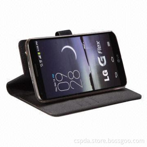 Hot-selling Folio Wallet Leather Case for LG Flex, Small MOQ Requirements